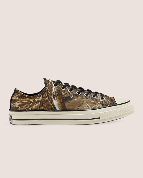 Converse Chuck 70 Realtree Edge Camo Print Utility Brune Sko Danmark - Converse Lave Sneakers Herre